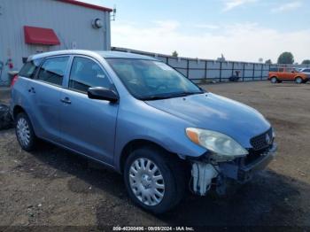  Salvage Toyota Matrix