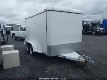  Salvage Eagl Enclosed Trailer