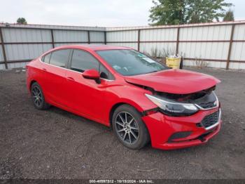  Salvage Chevrolet Cruze