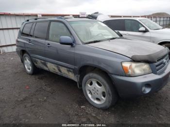  Salvage Toyota Highlander