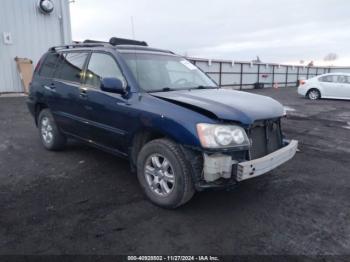  Salvage Toyota Highlander