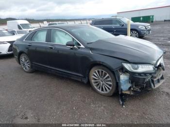  Salvage Lincoln MKZ