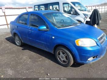  Salvage Chevrolet Aveo