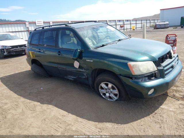  Salvage Toyota Highlander