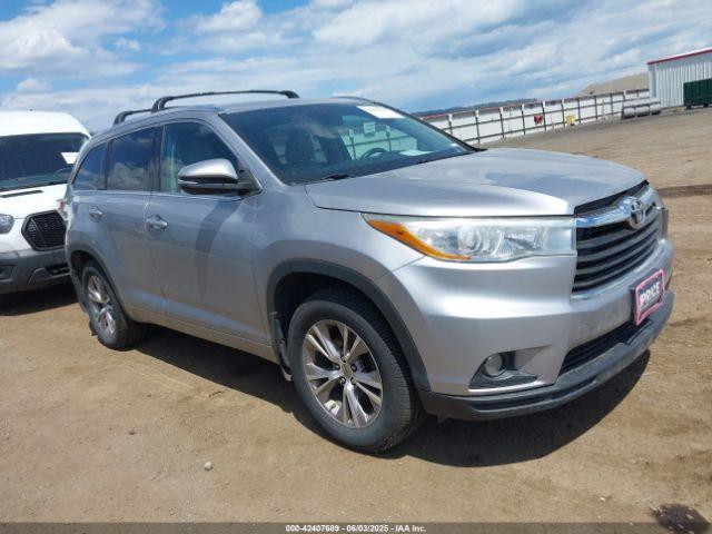  Salvage Toyota Highlander