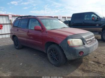  Salvage Toyota Highlander