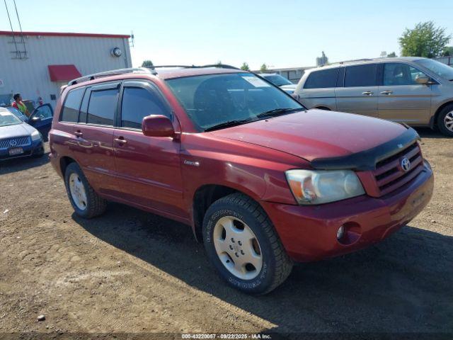  Salvage Toyota Highlander