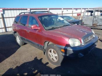  Salvage Hyundai SANTA FE
