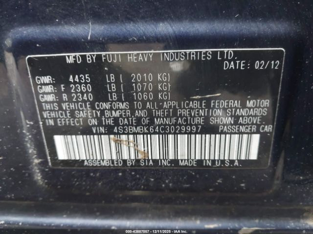 Subaru Legacy 2.5i Limited Image 10