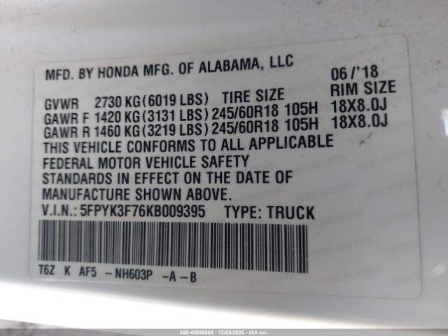 Honda Ridgeline Rtl-e Image 3