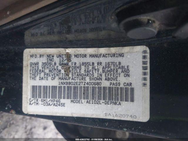 Toyota Corolla Dx Image 5